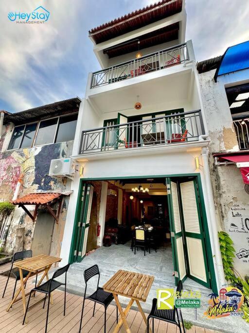 הוילה Malacca Heritage House 16Pax Riverview 3 Mins Walkjonker מראה חיצוני תמונה